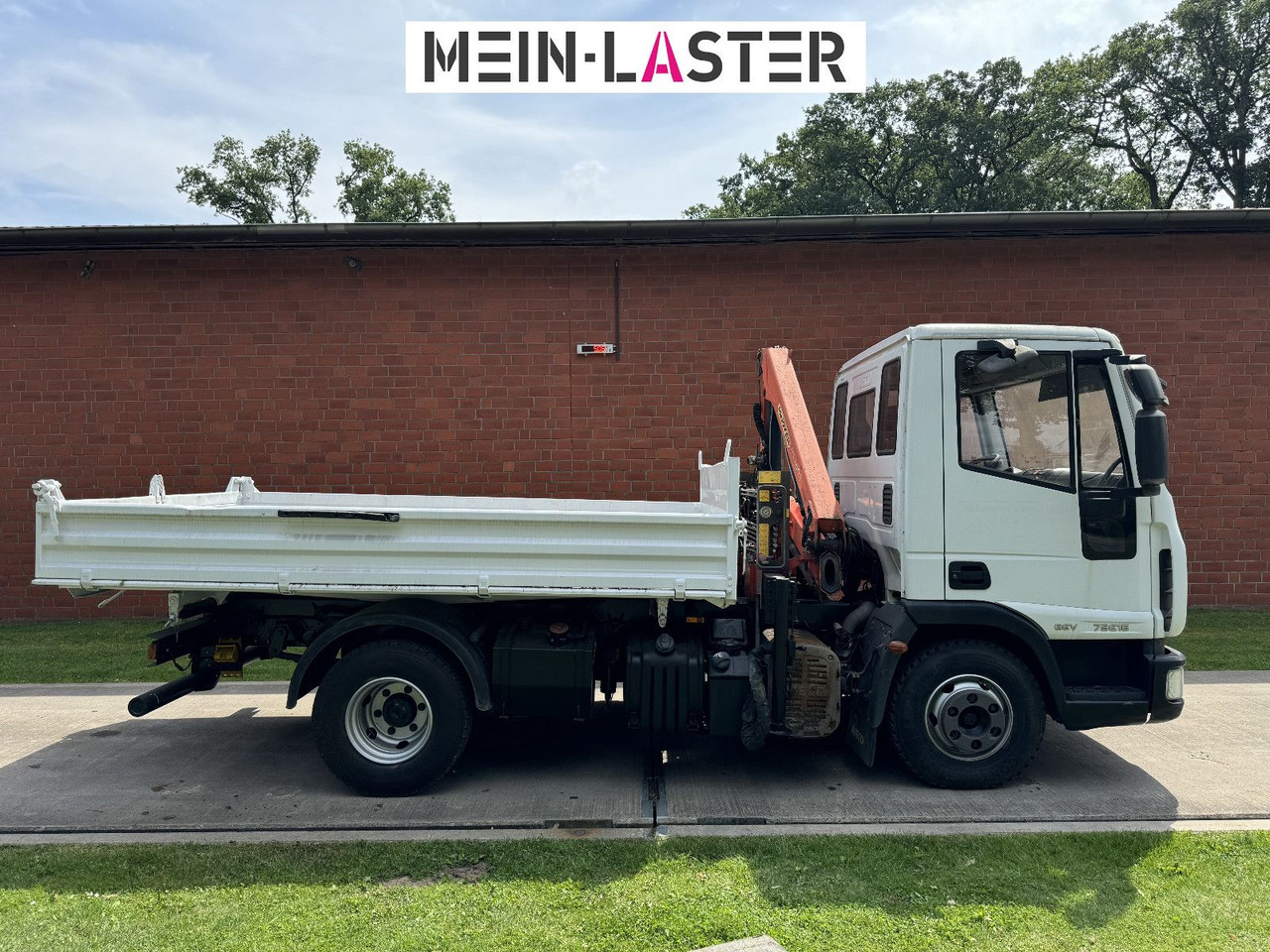 Iveco ML75E16 3 S-Kipper Kran PK 9,4m-550 kg Greifer - Komercauto pašizgāzējs: foto 5 Iveco ML75E16 3 S-Kipper Kran PK 9,4m-550 kg Greifer - Komercauto pašizgāzējs: foto 5