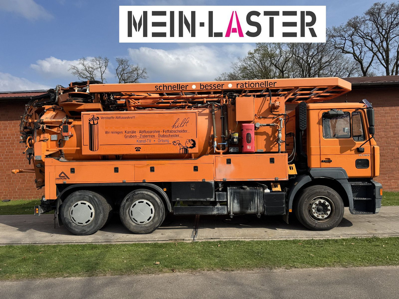 MAN FE 410 Assmann Saug HD Spüler Recycling + FB. - Asenizācijas mašīna: foto 3 MAN FE 410 Assmann Saug HD Spüler Recycling + FB. - Asenizācijas mašīna: foto 3