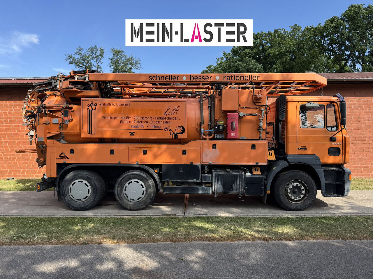 MAN FE 410 Assmann Saug HD Spüler Recycling + FB. - Asenizācijas mašīna: foto 3 MAN FE 410 Assmann Saug HD Spüler Recycling + FB. - Asenizācijas mašīna: foto 3
