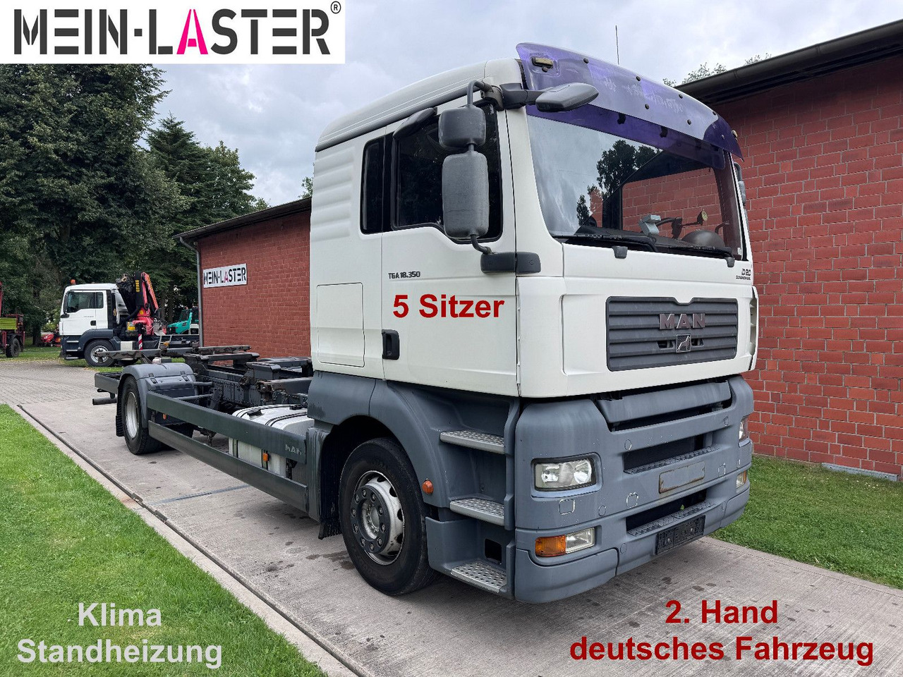 MAN TGA 18.350 BDF 5 Sitzer Klima 209.380 km - Konteineru vedējs/ Kravas automašīna ar noņemamā virsbūve: foto 1 MAN TGA 18.350 BDF 5 Sitzer Klima 209.380 km - Konteineru vedējs/ Kravas automašīna ar noņemamā virsbūve: foto 1
