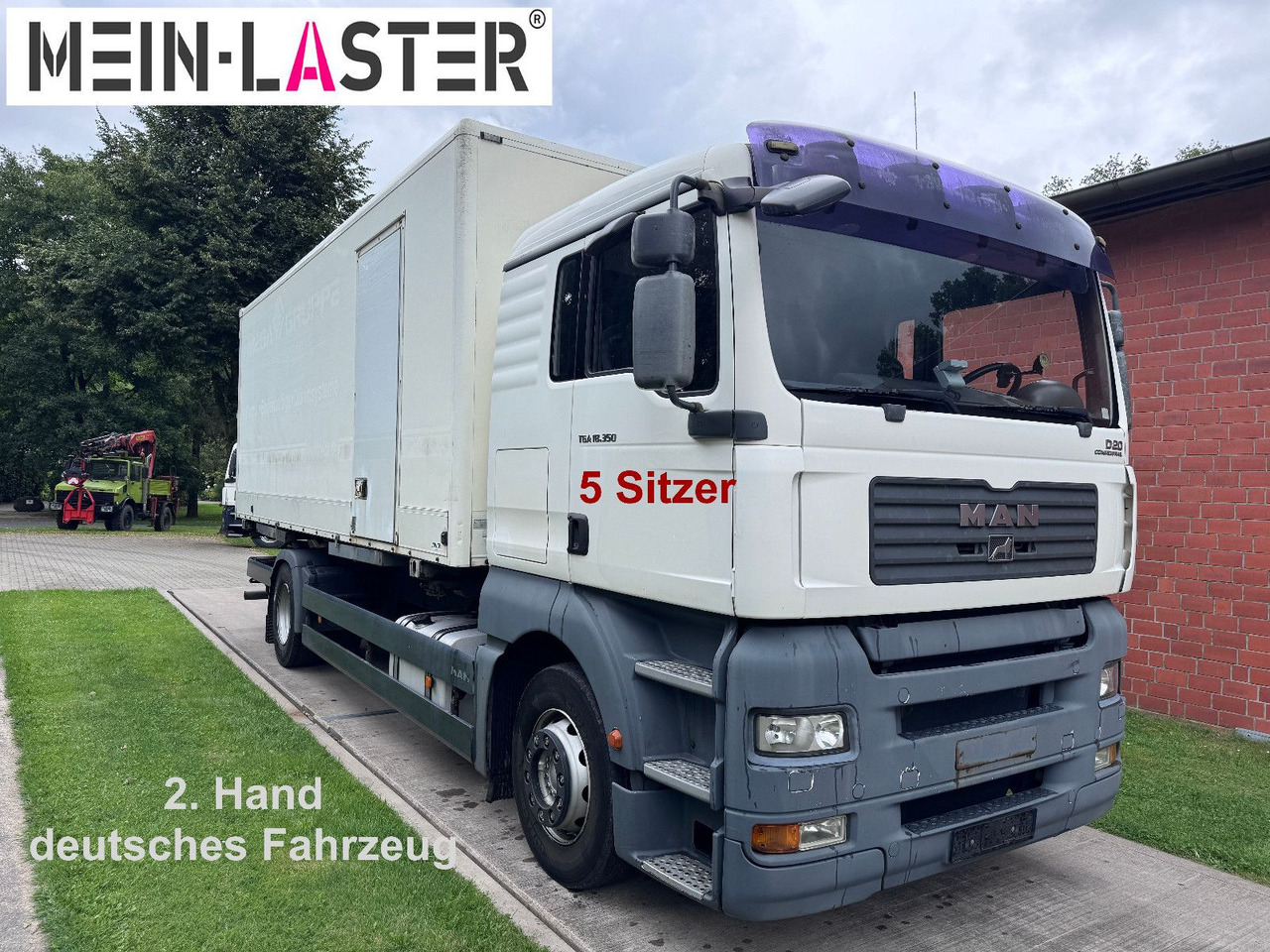MAN TGA 18.350 BDF 5 Sitzer Klima nur 209.380 km - Kravas automašīna ar slēgto virsbūvi: foto 1 MAN TGA 18.350 BDF 5 Sitzer Klima nur 209.380 km - Kravas automašīna ar slēgto virsbūvi: foto 1