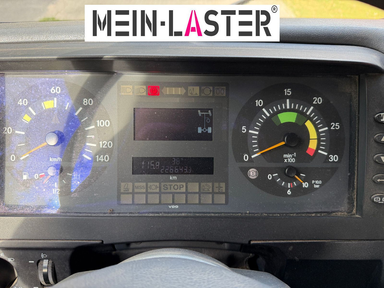 Bortu kravas automašīna/ Platforma, Kravas auto ar manipulatoru Mercedes-Benz 1823 Atego Atlas 105.2 1.Hand nur 226.000 km: foto 9