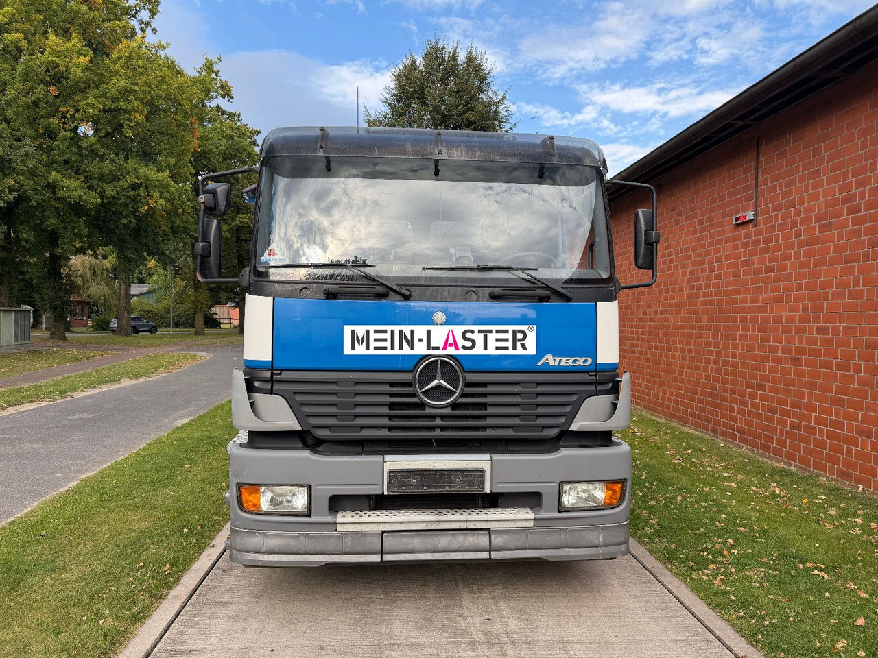 Bortu kravas automašīna/ Platforma, Kravas auto ar manipulatoru Mercedes-Benz 1823 Atego Atlas 105.2 1.Hand nur 226.000 km: foto 15