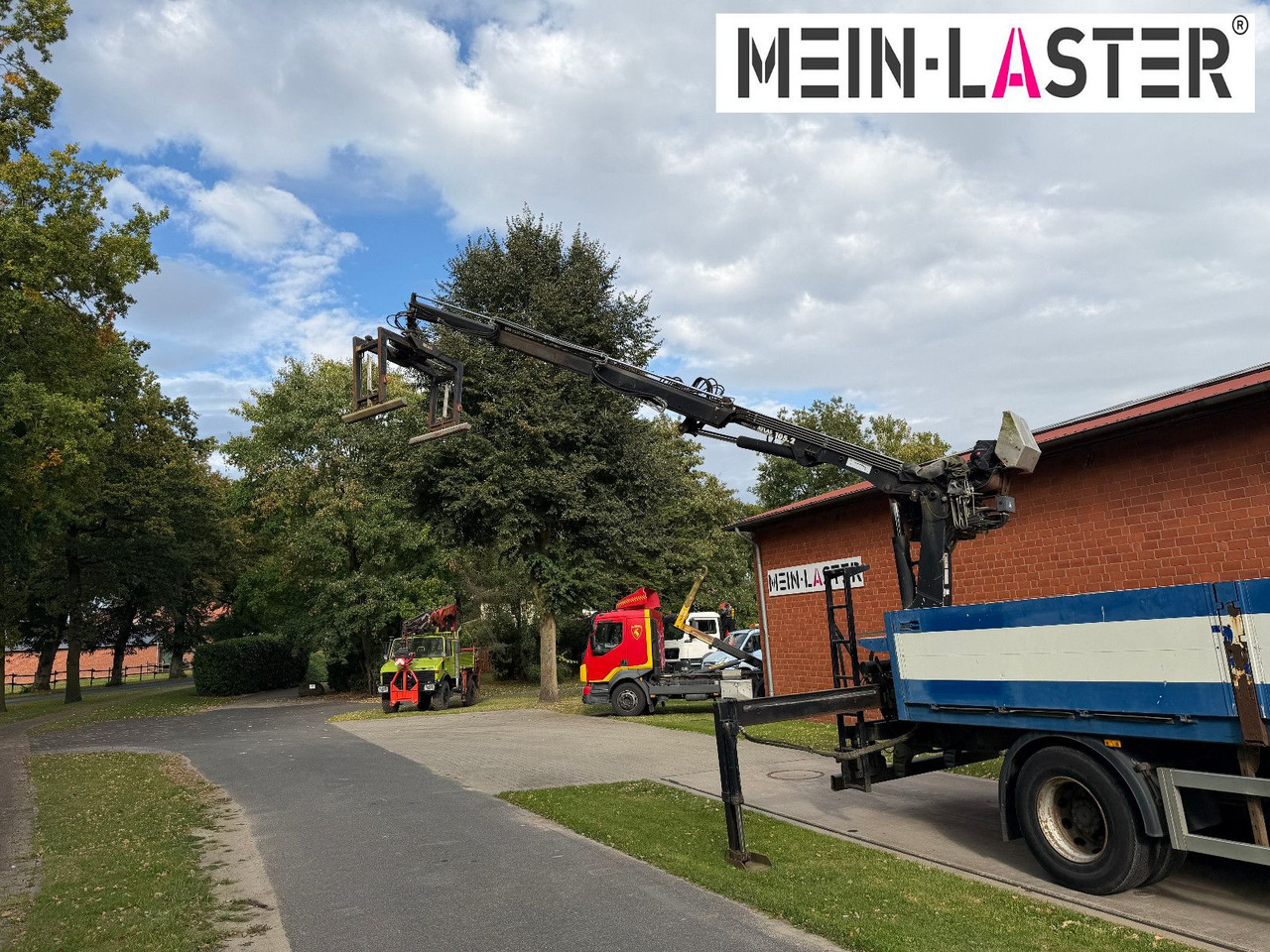 Bortu kravas automašīna/ Platforma, Kravas auto ar manipulatoru Mercedes-Benz 1823 Atego Atlas 105.2 1.Hand nur 226.000 km: foto 10