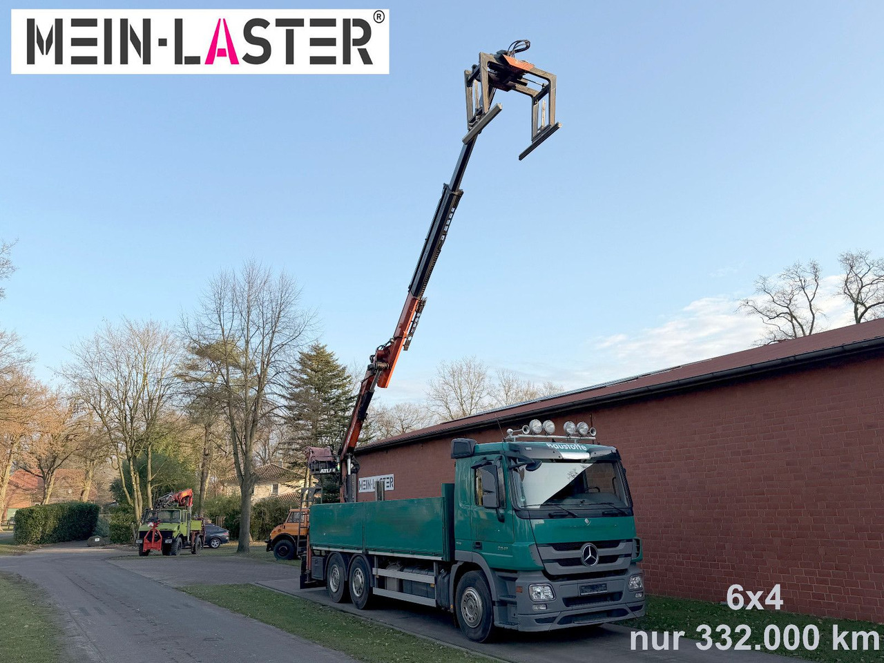 Mercedes-Benz 2641 6x4 Atlas 11m - 1.280 kg 1. Hand AHK - Kravas auto ar manipulatoru: foto 1 Mercedes-Benz 2641 6x4 Atlas 11m - 1.280 kg 1. Hand AHK - Kravas auto ar manipulatoru: foto 1