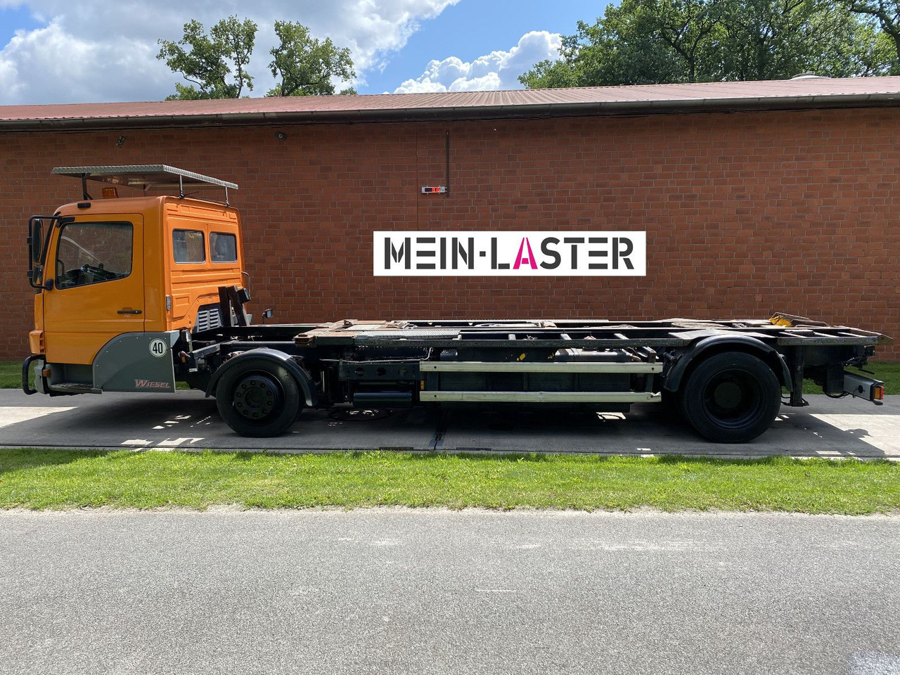 Konteineru vedējs/ Kravas automašīna ar noņemamā virsbūve Mercedes-Benz Kamag Wiesel Umsetzter Sattelplatte: foto 9