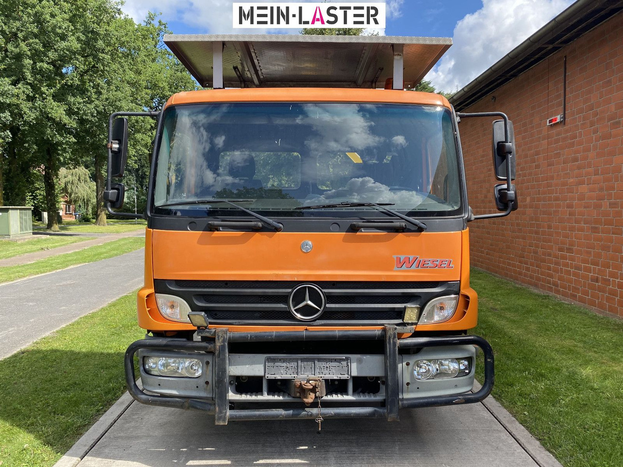 Konteineru vedējs/ Kravas automašīna ar noņemamā virsbūve Mercedes-Benz Kamag Wiesel Umsetzter Sattelplatte: foto 7