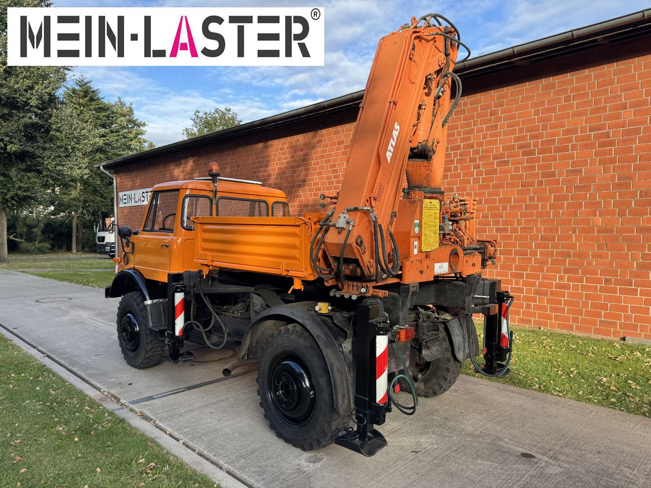 Unimog U 1100 Atlas AK 3006 nur 14.215 km-1. Hand - Kravas auto ar manipulatoru, Bortu kravas automašīna/ Platforma: foto 5 Unimog U 1100 Atlas AK 3006 nur 14.215 km-1. Hand - Kravas auto ar manipulatoru, Bortu kravas automašīna/ Platforma: foto 5