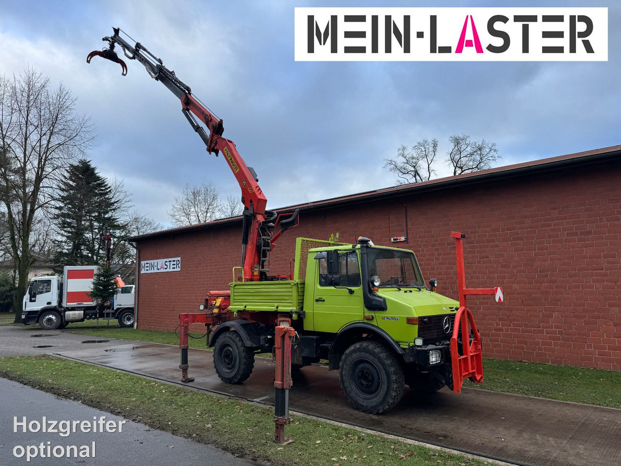 Unimog U 1650 PK 10500 Kran 15 m max. 3,9 t Seilwinde - Kravas auto ar manipulatoru: foto 2 Unimog U 1650 PK 10500 Kran 15 m max. 3,9 t Seilwinde - Kravas auto ar manipulatoru: foto 2