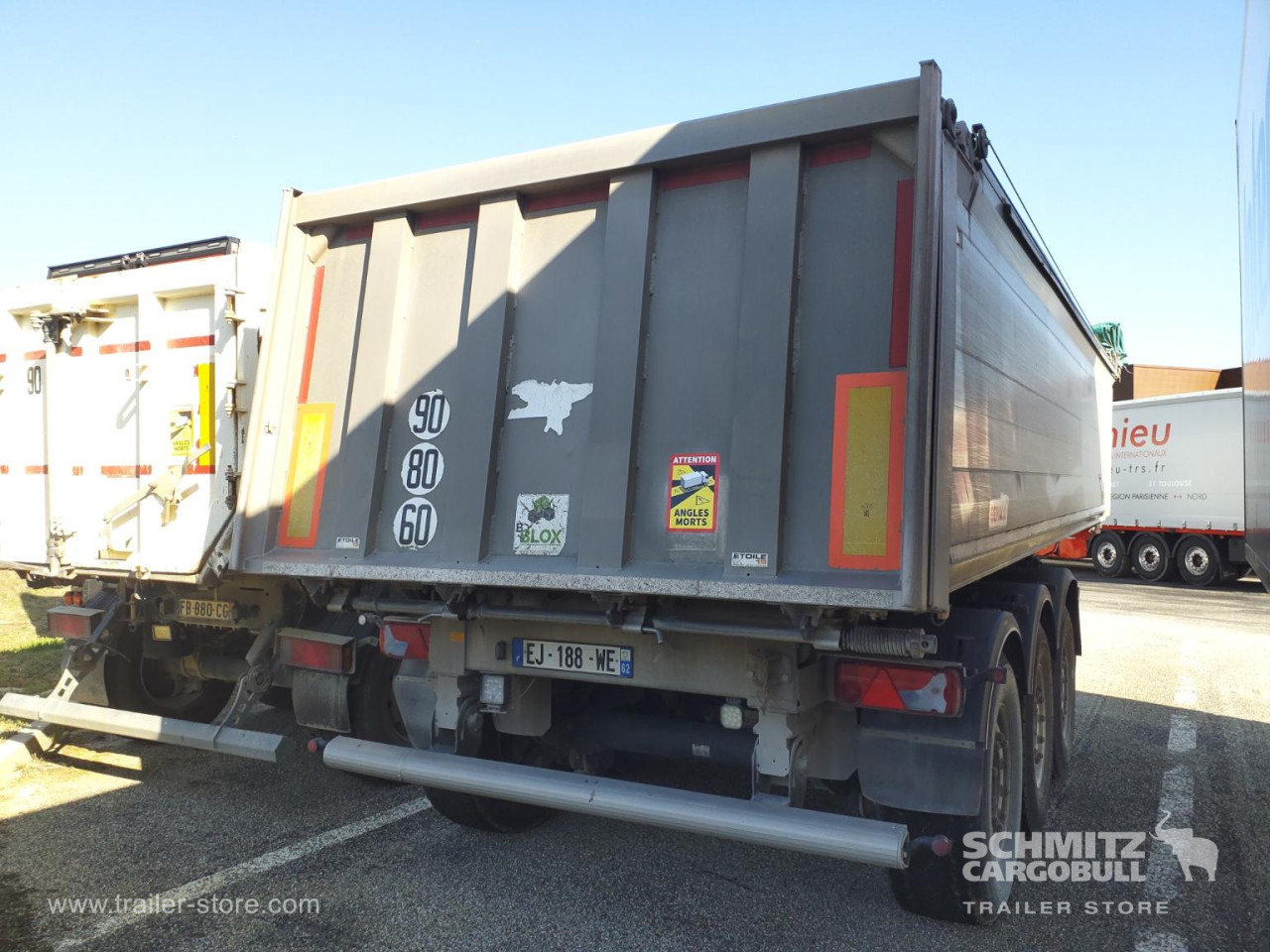 BENALU Tipper Alu-square sided body 25m³ - Puspiekabe pašizgāzējs: foto 5 BENALU Tipper Alu-square sided body 25m³ - Puspiekabe pašizgāzējs: foto 5