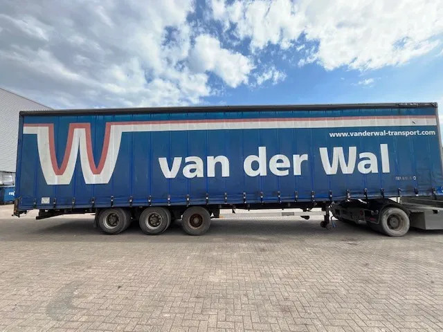 Puspiekabe slēgtā virsbūve Van Hool 4x van Hool mega schuifzeil opleggers: foto 16