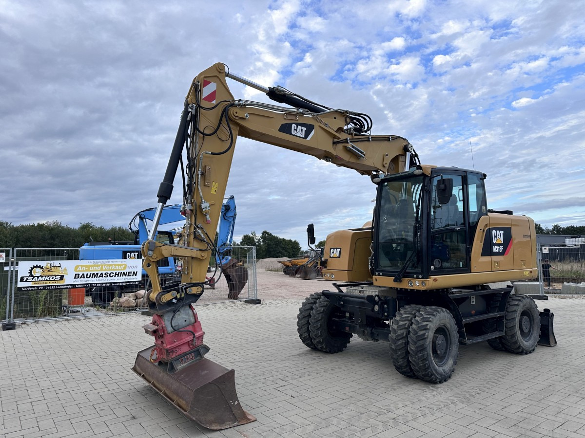 CATERPILLAR M 318 F Offset boom Deutsche Maschine Top ! - Riteņu ekskavators: foto 3 CATERPILLAR M 318 F Offset boom Deutsche Maschine Top ! - Riteņu ekskavators: foto 3
