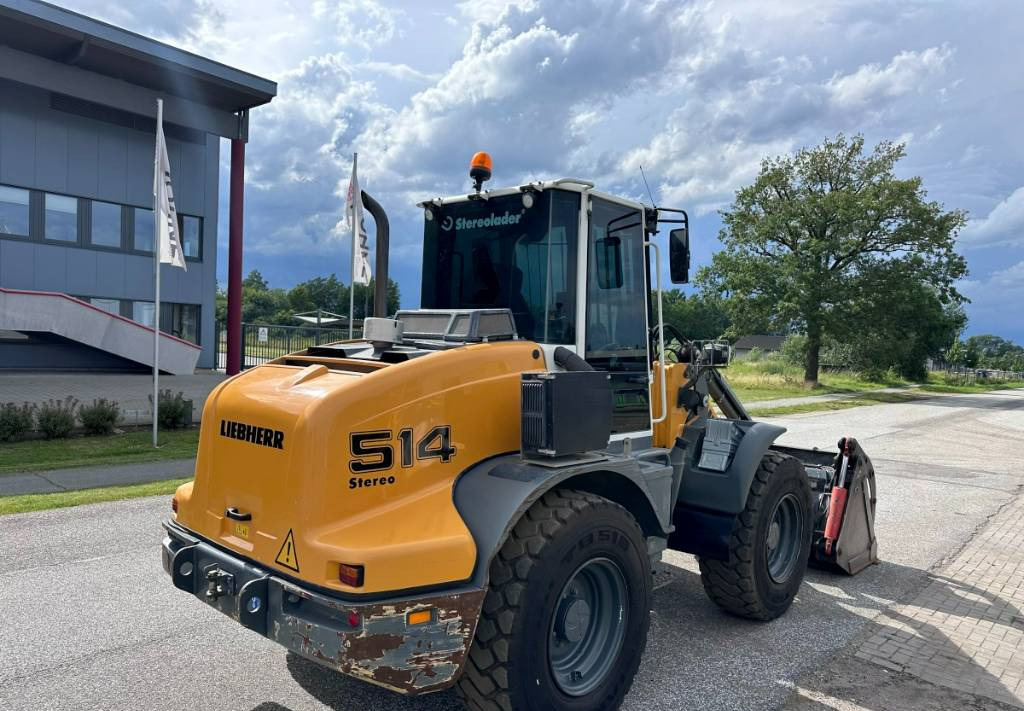 Riteņu iekrāvējs Liebherr L 514 Stereo +30 Kmh Klima 3er Kreis Greifschaufel: foto 6