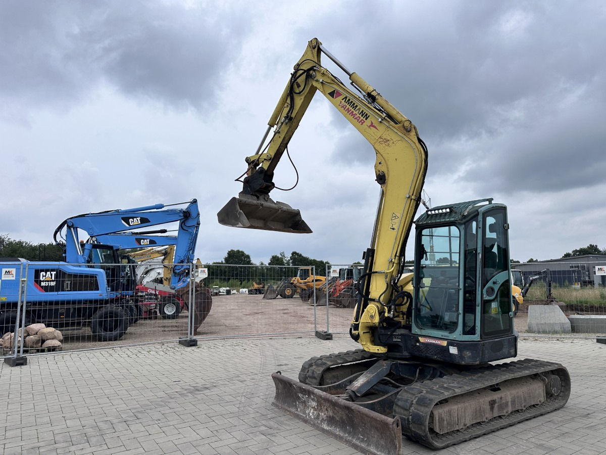 Mini-ekskavators YANMAR Vio 75 Top Zustand German machine ! ! !: foto 33
