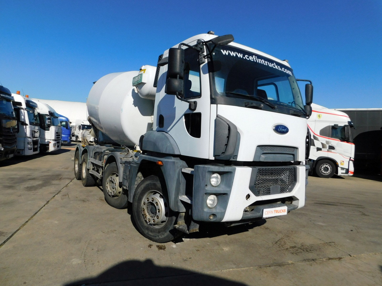 Ford 4142m 8x4 dcab e6 16s2230 - Betonvedējs: foto 2 Ford 4142m 8x4 dcab e6 16s2230 - Betonvedējs: foto 2