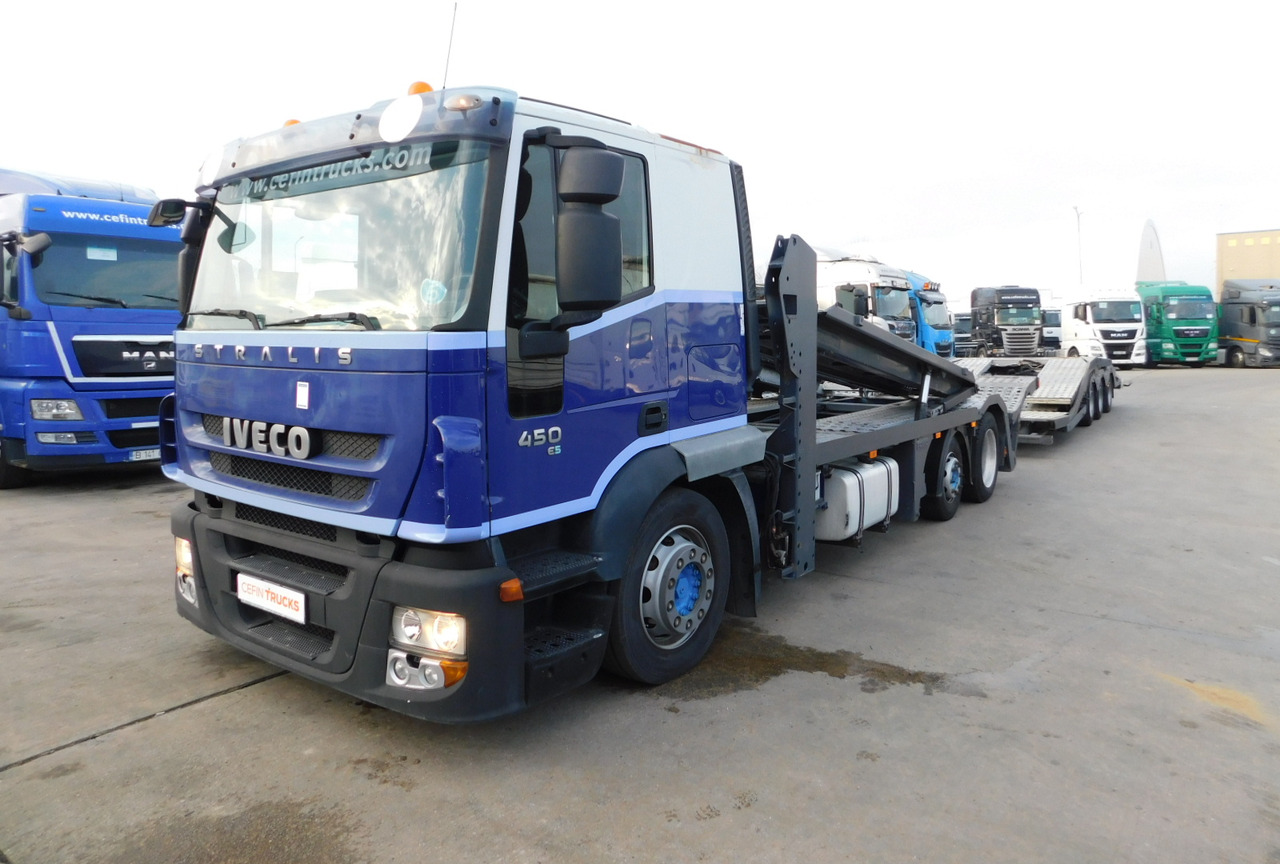 Iveco At190s45 cu remorca - Autovedējs: foto 1 Iveco At190s45 cu remorca - Autovedējs: foto 1