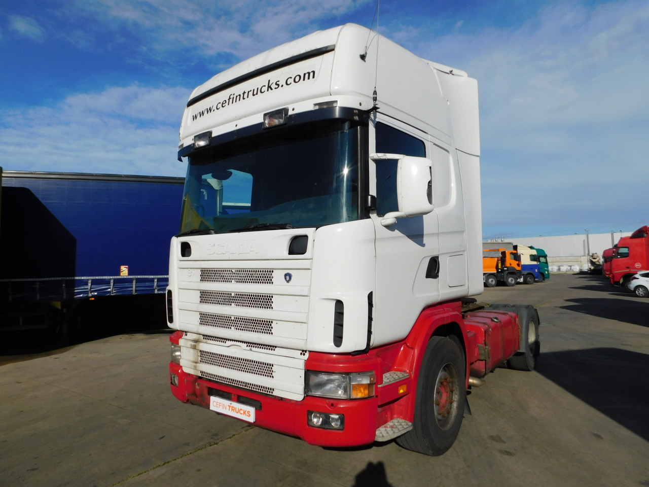 Scania R164 - Vilcējs: foto 1 Scania R164 - Vilcējs: foto 1