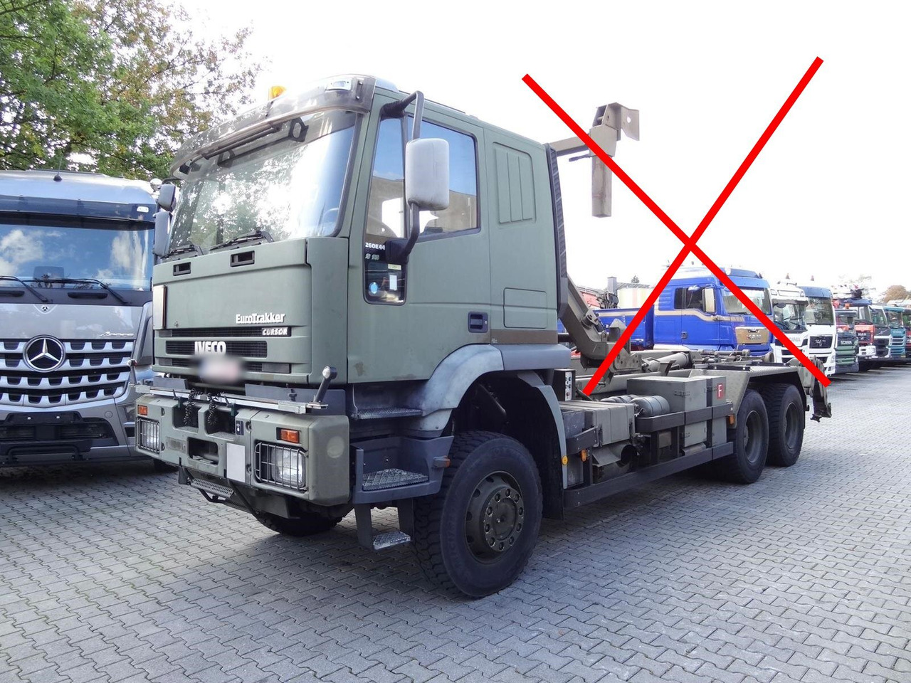 Andere EuroTrakker 260E44W 6X6 EuroTrakker 260E44W 6X6, Retarder, ADR - Šasija kravas automašīna: foto 1 Andere EuroTrakker 260E44W 6X6 EuroTrakker 260E44W 6X6, Retarder, ADR - Šasija kravas automašīna: foto 1