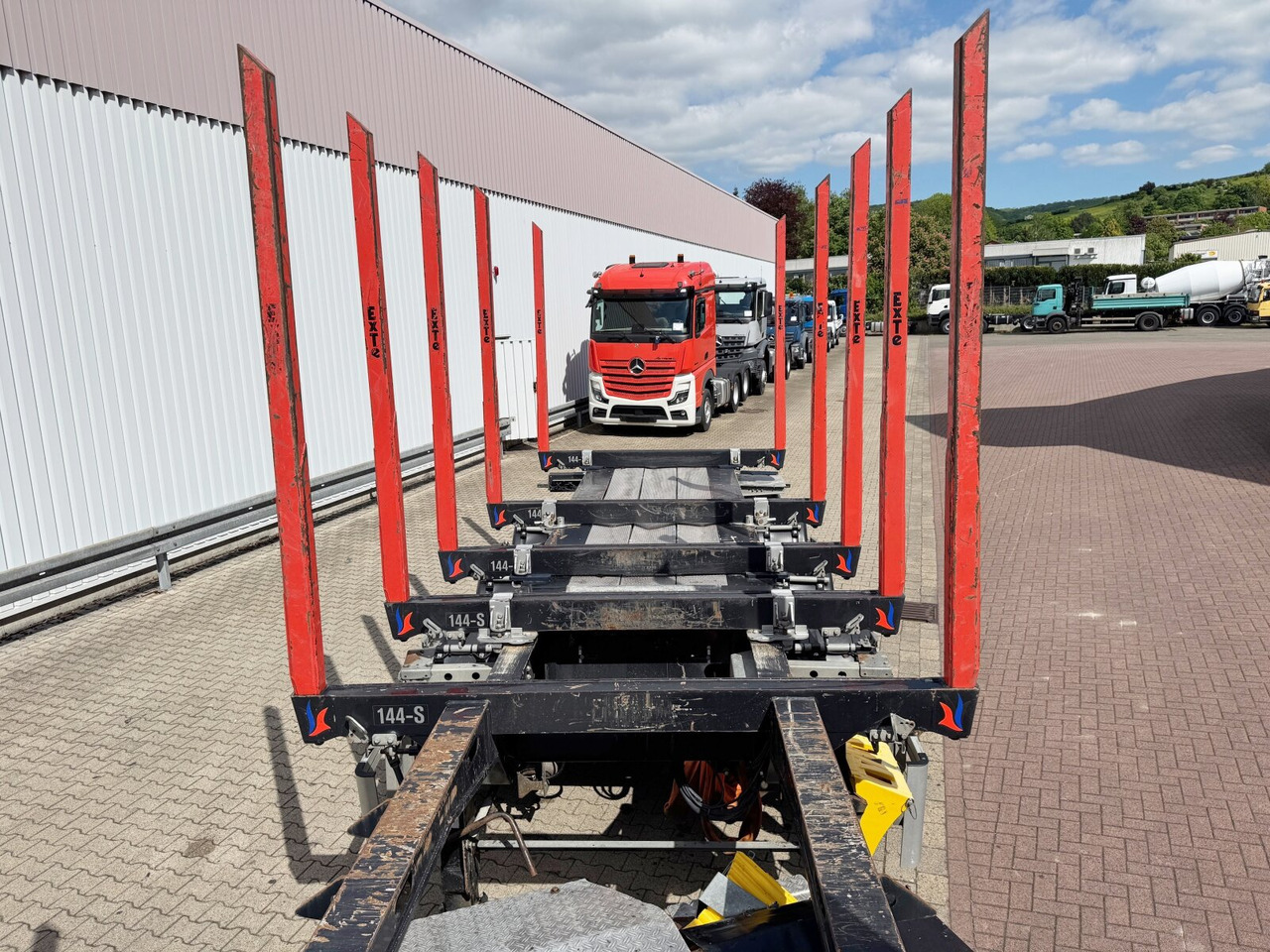 Kokvedēja puspiekabe Doll LOGO H3L-14XL LOGO H3L-14XL, Liftachse, Nachlauflenkachse, teleskopierbar 9,4m-12,9: foto 14 Kokvedēja puspiekabe Doll LOGO H3L-14XL LOGO H3L-14XL, Liftachse, Nachlauflenkachse, teleskopierbar 9,4m-12,9: foto 14