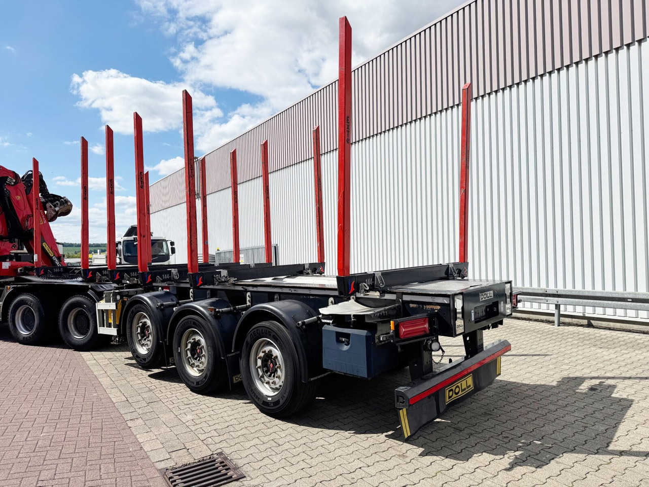 Kokvedēja puspiekabe Doll LOGO H3L-14XL LOGO H3L-14XL, Liftachse, Nachlauflenkachse, teleskopierbar 9,4m-12,9: foto 9 Kokvedēja puspiekabe Doll LOGO H3L-14XL LOGO H3L-14XL, Liftachse, Nachlauflenkachse, teleskopierbar 9,4m-12,9: foto 9