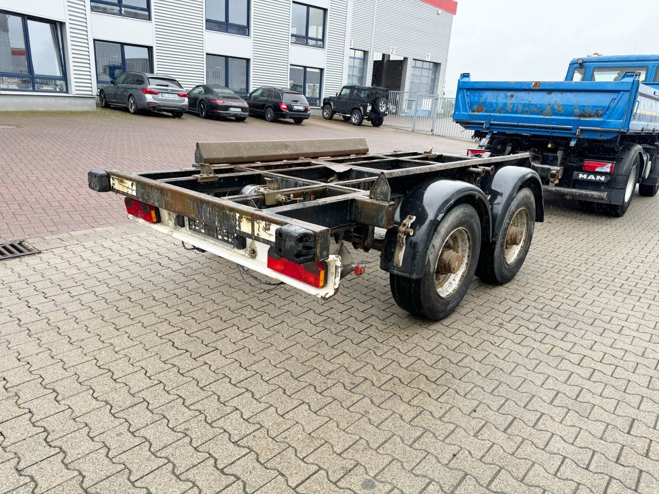 Multilift/ Būvgružu konteinera piekabe EACA 135.20 T FUCHS EACA 135.20 T, Absetzanhänger für 1 Mulde: foto 8