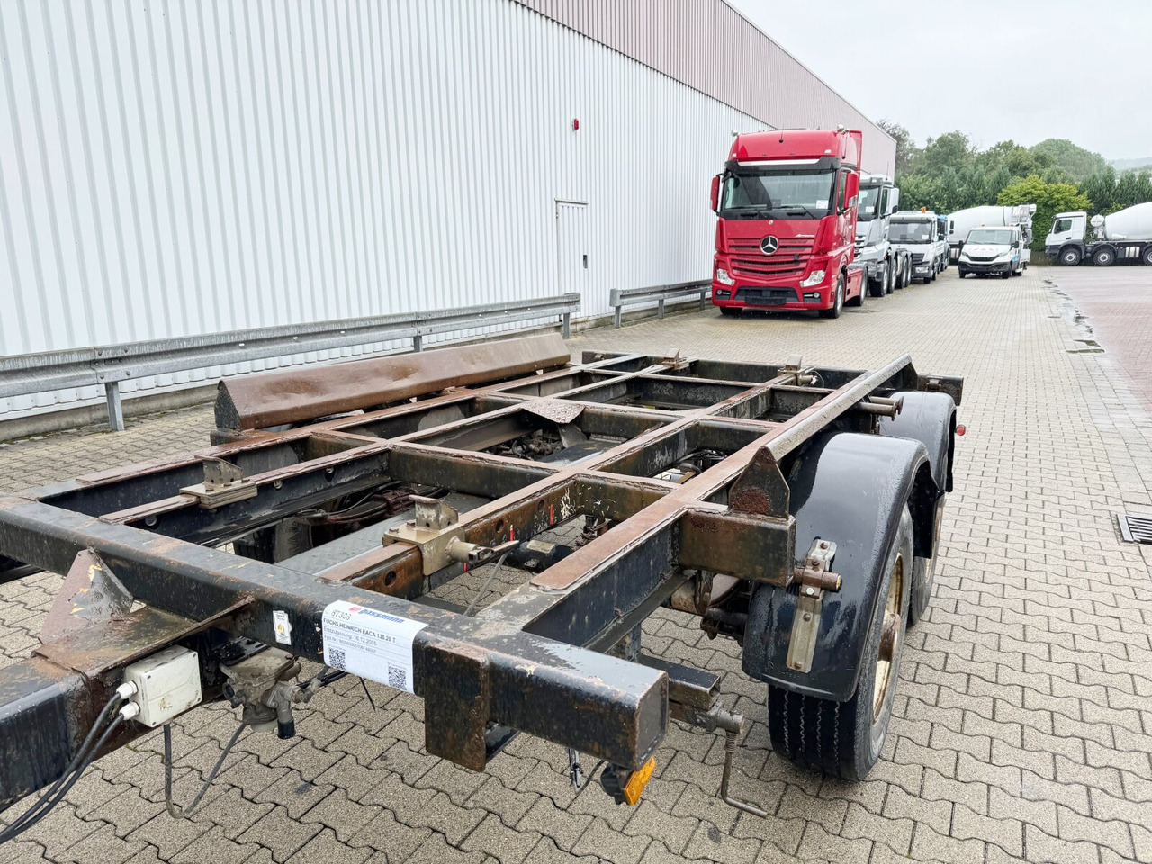 Multilift/ Būvgružu konteinera piekabe EACA 135.20 T FUCHS EACA 135.20 T, Absetzanhänger für 1 Mulde: foto 10