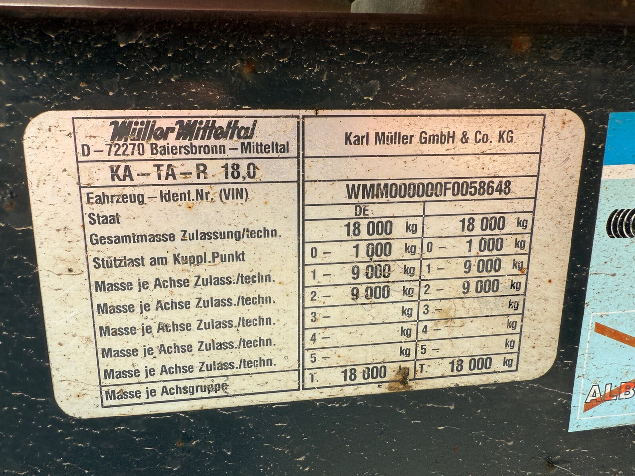 KA-TA-R 18.0 KA-TA-R 18.0, Alu-Bordwände, ca. 10m³ - Piekabe pašizgāzējs: foto 2 KA-TA-R 18.0 KA-TA-R 18.0, Alu-Bordwände, ca. 10m³ - Piekabe pašizgāzējs: foto 2