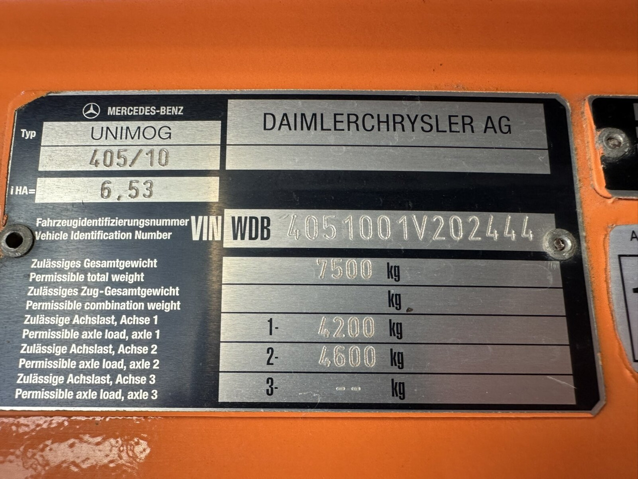 Unimog U300 405/10 4x4 U300 405/10 4x4, Kommunalhydraulik, Frontzapfwelle, Kipper - Komercauto: foto 5 Unimog U300 405/10 4x4 U300 405/10 4x4, Kommunalhydraulik, Frontzapfwelle, Kipper - Komercauto: foto 5