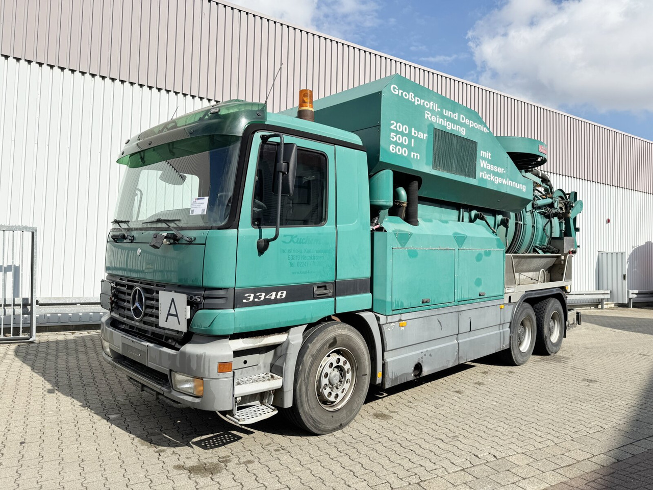 Mercedes-Benz Actros 3348 6x4 Actros 3348 6x4, V8, Kroll Saug-/Spülwagen ca. 14m³, Wasserrückgewinnung, Funk - Kravas automašīna: foto 1 Mercedes-Benz Actros 3348 6x4 Actros 3348 6x4, V8, Kroll Saug-/Spülwagen ca. 14m³, Wasserrückgewinnung, Funk - Kravas automašīna: foto 1