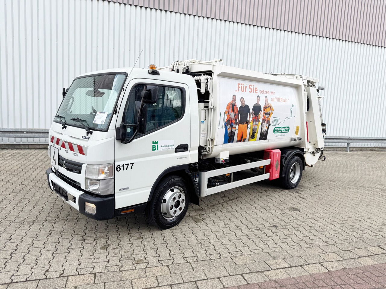 Mitsubishi Fuso 7C18 4x2 Fuso 7C18 4x2, EEV, Zöller ASF HL Micro XL, Zöller Schüttung - Kravas automašīna: foto 1 Mitsubishi Fuso 7C18 4x2 Fuso 7C18 4x2, EEV, Zöller ASF HL Micro XL, Zöller Schüttung - Kravas automašīna: foto 1