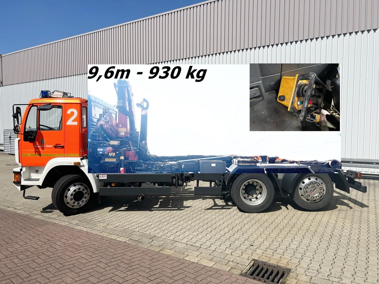 MAN 25/18.284 6x2-4 LL 25/18.284 6x2-4 LL,Kran HMF 1113 K3, Funk, Retarder - Pacēlājs ar āķi, Kravas auto ar manipulatoru: foto 1 MAN 25/18.284 6x2-4 LL 25/18.284 6x2-4 LL,Kran HMF 1113 K3, Funk, Retarder - Pacēlājs ar āķi, Kravas auto ar manipulatoru: foto 1