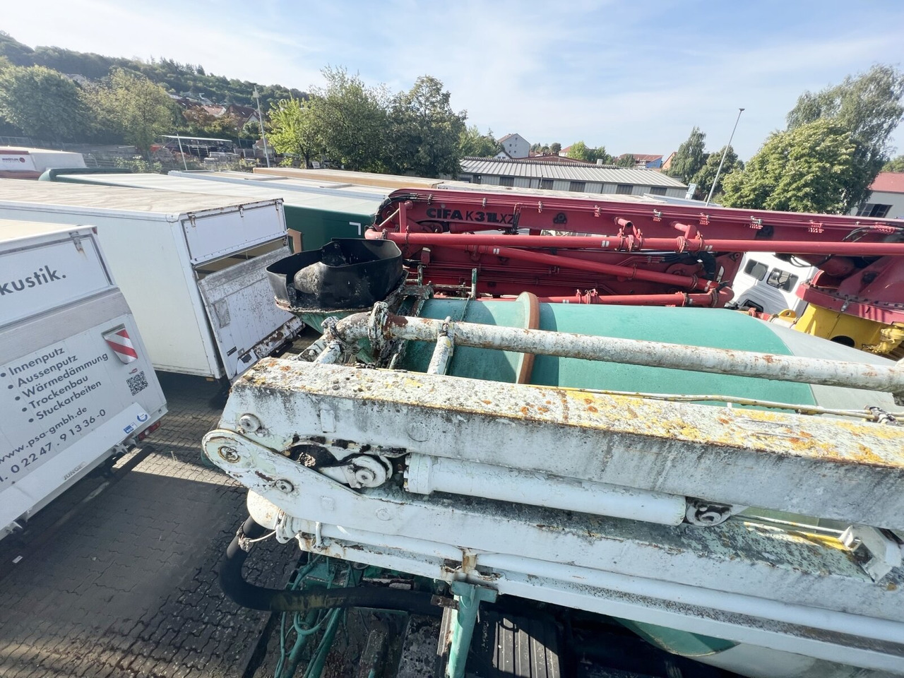 MAN 33.292 8x4 33.292 8x4 Mischer Stetter 7m³ mit Pumpe Schwing 21m, 6-Zylinder - Betonvedējs: foto 3 MAN 33.292 8x4 33.292 8x4 Mischer Stetter 7m³ mit Pumpe Schwing 21m, 6-Zylinder - Betonvedējs: foto 3