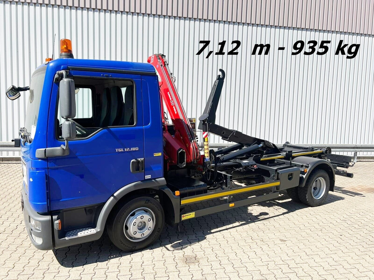 MAN TGL 12.180/210 4x2 BB TGL 12.180/210 4x2 BB, City-Abroller, Kran AMCO VEBA 807N2S - Pacēlājs ar āķi, Kravas auto ar manipulatoru: foto 1 MAN TGL 12.180/210 4x2 BB TGL 12.180/210 4x2 BB, City-Abroller, Kran AMCO VEBA 807N2S - Pacēlājs ar āķi, Kravas auto ar manipulatoru: foto 1