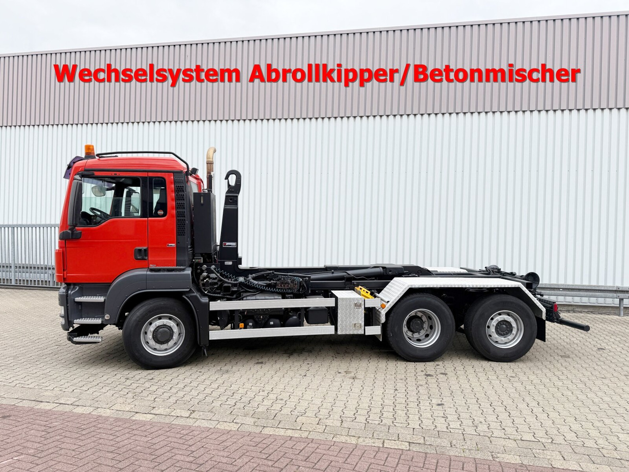 MAN TGS 26.480 6x4H-4 BL TGS 26.480 6x4H-4 BL, Multilift Abroller HydroDrive, Lenk-/Liftachse, Wechselfahrzeug - Pacēlājs ar āķi: foto 1 MAN TGS 26.480 6x4H-4 BL TGS 26.480 6x4H-4 BL, Multilift Abroller HydroDrive, Lenk-/Liftachse, Wechselfahrzeug - Pacēlājs ar āķi: foto 1