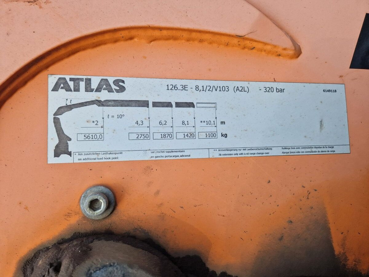 MAN TGS 28.440 BL/6x2/4/45 TGS 28.440 BL/6x2/4, Atlas Kran VDL Abrollanlage, Funk, Lenk-Liftachse, - Pacēlājs ar āķi, Kravas auto ar manipulatoru: foto 3 MAN TGS 28.440 BL/6x2/4/45 TGS 28.440 BL/6x2/4, Atlas Kran VDL Abrollanlage, Funk, Lenk-Liftachse, - Pacēlājs ar āķi, Kravas auto ar manipulatoru: foto 3