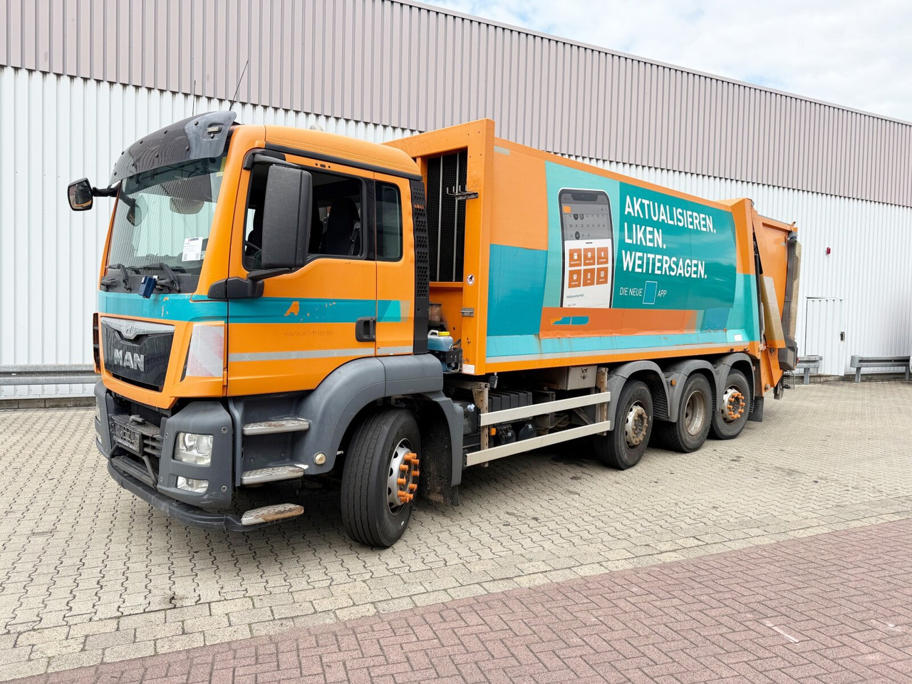 MAN TGS 35.360 8x2-6 BL TGS 35.360 8x2-6 BL, 2x Lenkachse, Zöller Medium XL, Zöller-Schüttung - Atkritumu vedējs: foto 1 MAN TGS 35.360 8x2-6 BL TGS 35.360 8x2-6 BL, 2x Lenkachse, Zöller Medium XL, Zöller-Schüttung - Atkritumu vedējs: foto 1