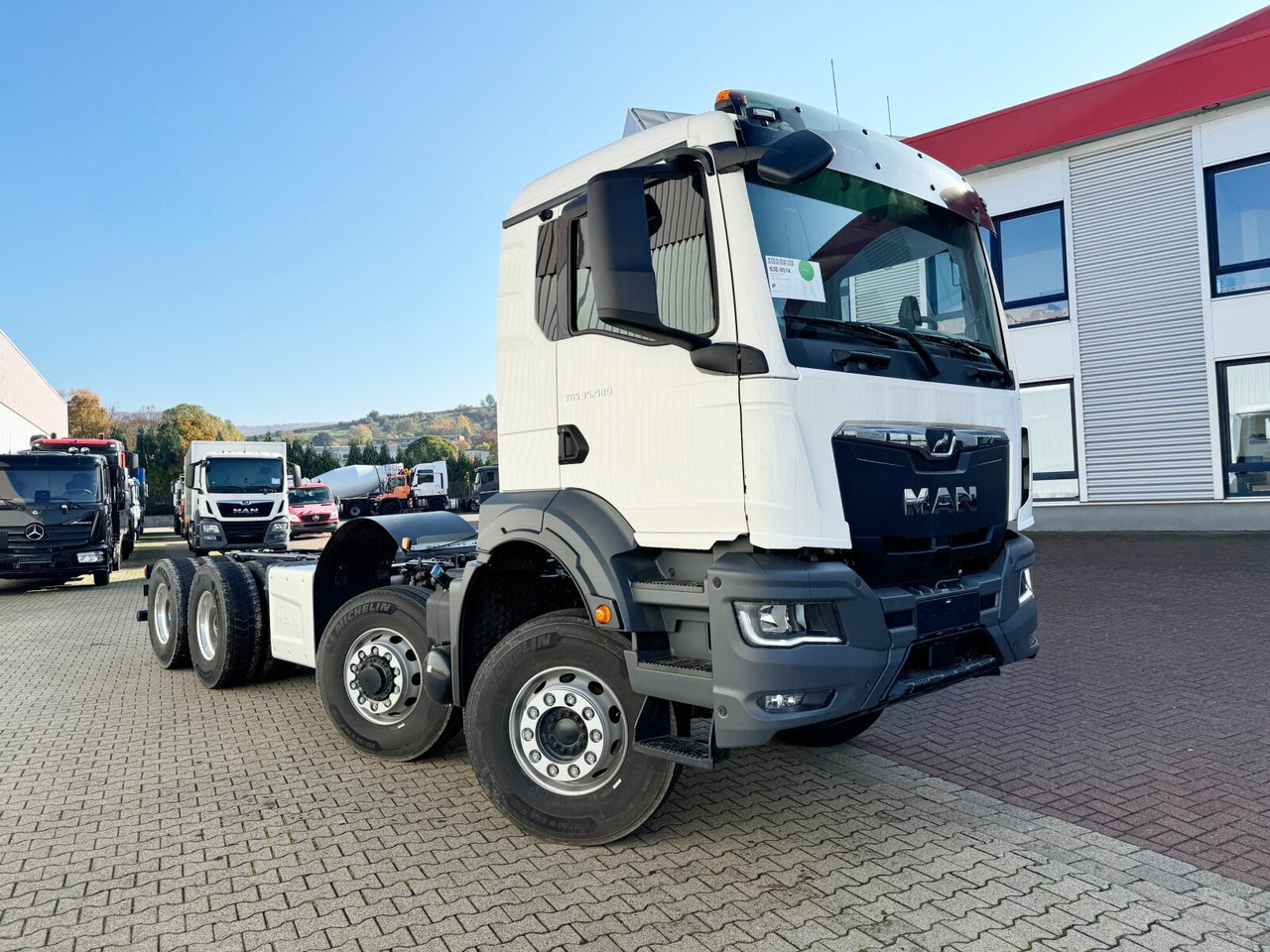 Jaunā Pacēlājs ar āķi MAN TGS 35.480 8x6H BL CH TGS 35.480 8x6H BL CH, HydroDrive, Navi, Nebenantrieb: foto 9