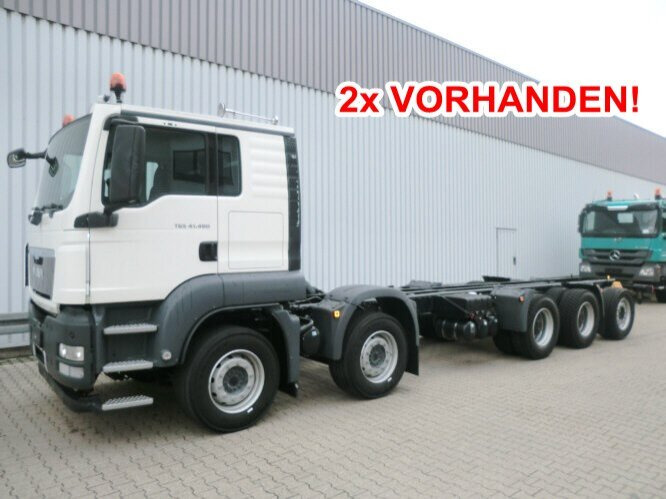 MAN TGS 50.480BB 10x4 TGS 50.480 BB 10x4, 2x VORHANDEN! - Šasija kravas automašīna: foto 1 MAN TGS 50.480BB 10x4 TGS 50.480 BB 10x4, 2x VORHANDEN! - Šasija kravas automašīna: foto 1