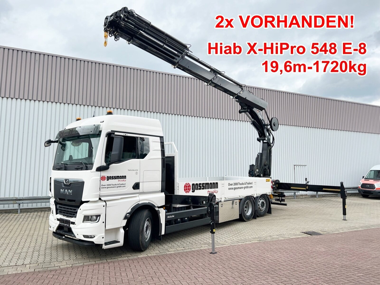 MAN TGX 26.510 6x2-4 LL CH TGX 26.510 6x2-4 LL, Kran Hiab X-HiPro 548 E-8, Lenk-/Liftachse, TwistLock 20Fuß, Funk, Retarder - Kravas auto ar manipulatoru, Bortu kravas automašīna/ Platforma: foto 1 MAN TGX 26.510 6x2-4 LL CH TGX 26.510 6x2-4 LL, Kran Hiab X-HiPro 548 E-8, Lenk-/Liftachse, TwistLock 20Fuß, Funk, Retarder - Kravas auto ar manipulatoru, Bortu kravas automašīna/ Platforma: foto 1