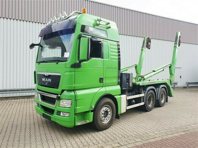 MAN TGX 26.540 6x4 BB TGX 26.540 6x4 BB, Intarder, XXL-Fahrerhaus - Būvgružu konteineru vedējs: foto 1 MAN TGX 26.540 6x4 BB TGX 26.540 6x4 BB, Intarder, XXL-Fahrerhaus - Būvgružu konteineru vedējs: foto 1