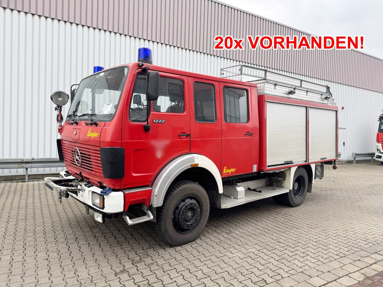 Mercedes-Benz 1222 AF 4x4 Doka 1222 AF 4x4 Doka, LF 16 TS - Ugunsdzēsēju mašīna: foto 1 Mercedes-Benz 1222 AF 4x4 Doka 1222 AF 4x4 Doka, LF 16 TS - Ugunsdzēsēju mašīna: foto 1