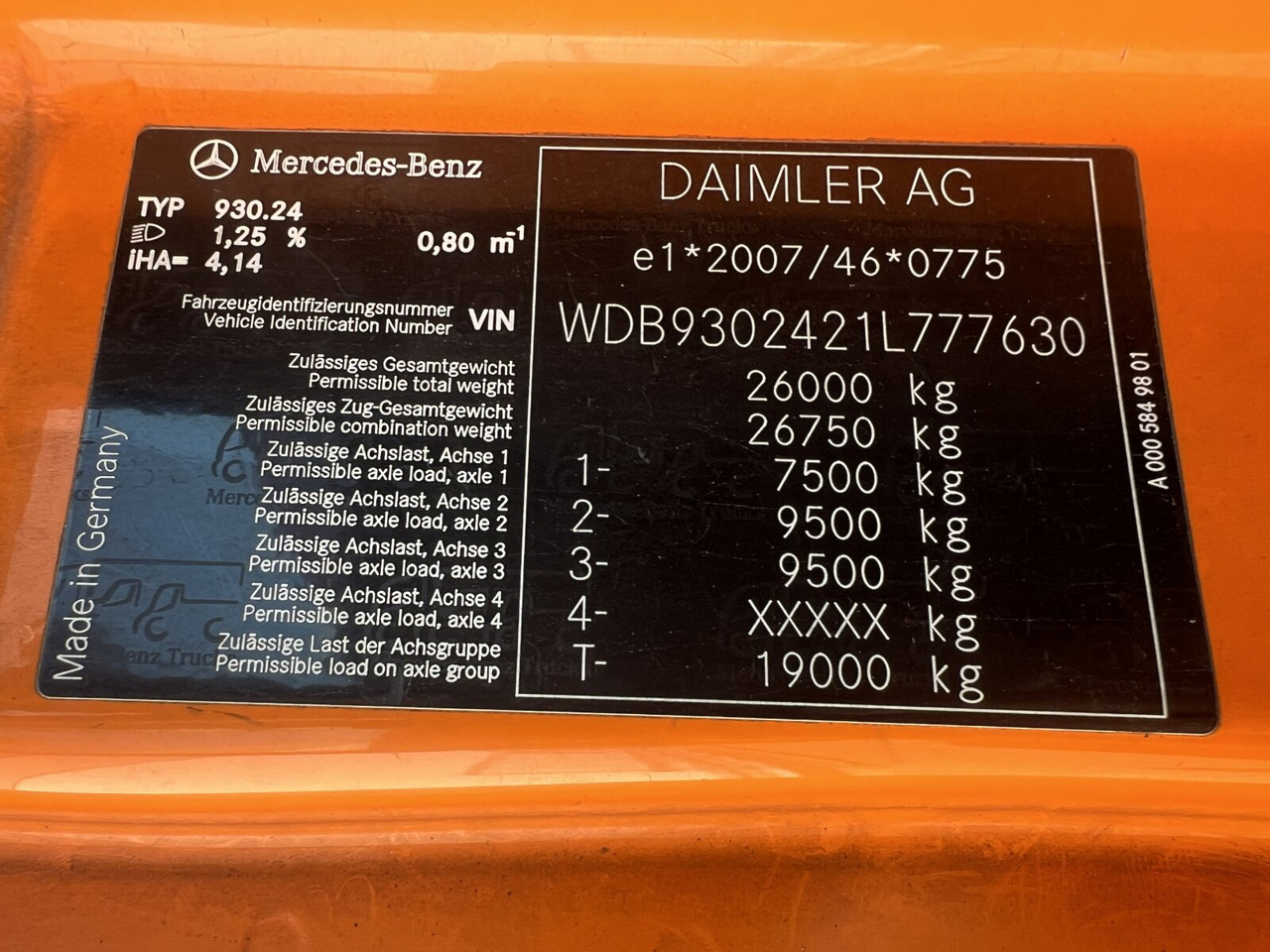Mercedes-Benz Actros 2641/48 L 6x4 Actros 2641/48 L 6x4, Seilabroller, Haller Lotos, Zöller Schüttung - Atkritumu vedējs: foto 3 Mercedes-Benz Actros 2641/48 L 6x4 Actros 2641/48 L 6x4, Seilabroller, Haller Lotos, Zöller Schüttung - Atkritumu vedējs: foto 3