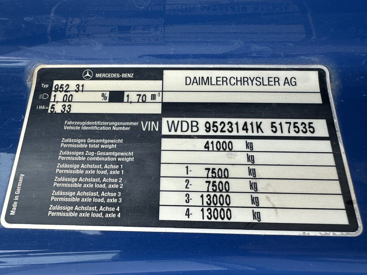 Mercedes-Benz Actros 4140 8x4/4 Actros 4140 8x4/4, Alu-Bordwände - Kravas automašīna pašizgāzējs: foto 5 Mercedes-Benz Actros 4140 8x4/4 Actros 4140 8x4/4, Alu-Bordwände - Kravas automašīna pašizgāzējs: foto 5