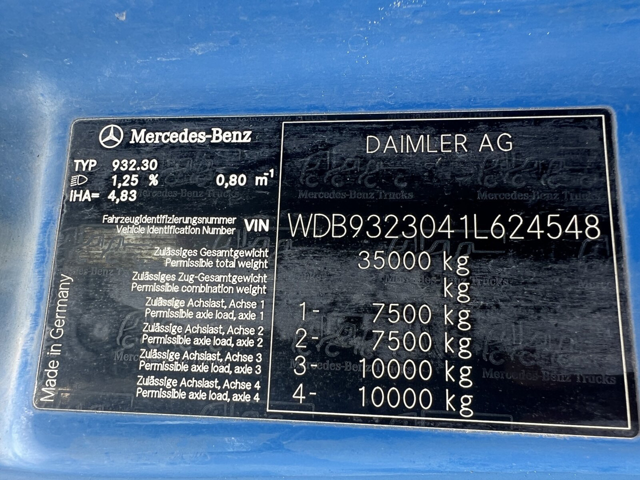 Mercedes-Benz Actros MP 3, 3241/8x4, Actros MP 3, 3241/8x4, Alukipper Bordmatik, Kli-Ret - Kravas automašīna pašizgāzējs: foto 5 Mercedes-Benz Actros MP 3, 3241/8x4, Actros MP 3, 3241/8x4, Alukipper Bordmatik, Kli-Ret - Kravas automašīna pašizgāzējs: foto 5