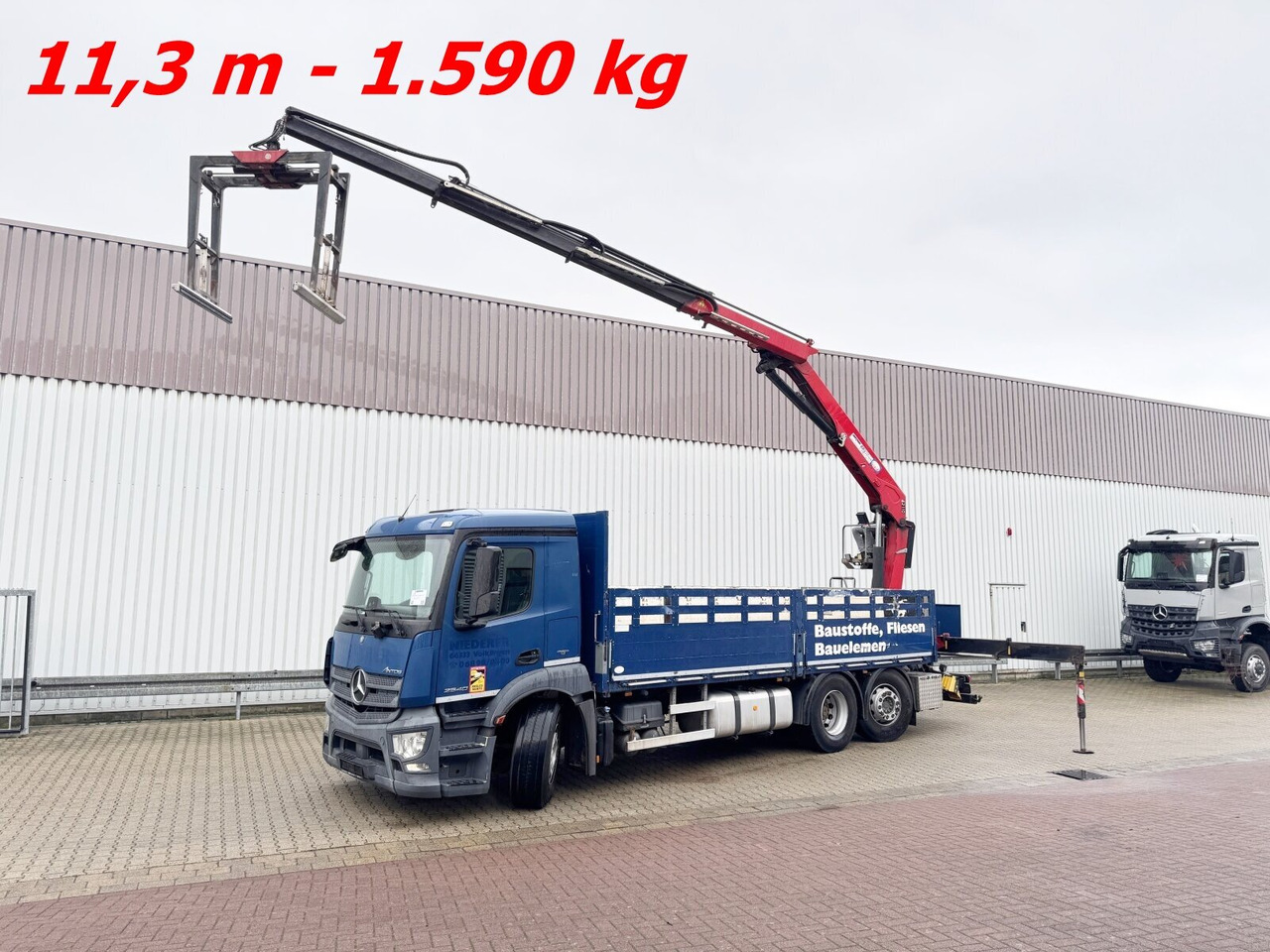 Mercedes-Benz Antos 2540 L 6x2 Antos 2540 L 6x2, Lenkachse, HMF 2110-L3 Heckkran - Kravas auto ar manipulatoru, Bortu kravas automašīna/ Platforma: foto 1 Mercedes-Benz Antos 2540 L 6x2 Antos 2540 L 6x2, Lenkachse, HMF 2110-L3 Heckkran - Kravas auto ar manipulatoru, Bortu kravas automašīna/ Platforma: foto 1