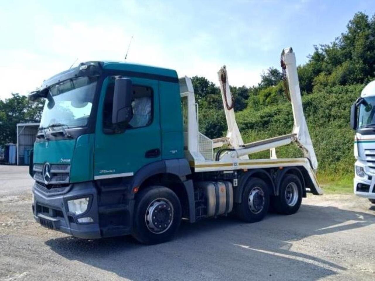 Mercedes-Benz Antos 2540 L 6x2 Antos 2540 L 6x2, Vorlaufachse lenk-,liftbar - Būvgružu konteineru vedējs: foto 4 Mercedes-Benz Antos 2540 L 6x2 Antos 2540 L 6x2, Vorlaufachse lenk-,liftbar - Būvgružu konteineru vedējs: foto 4