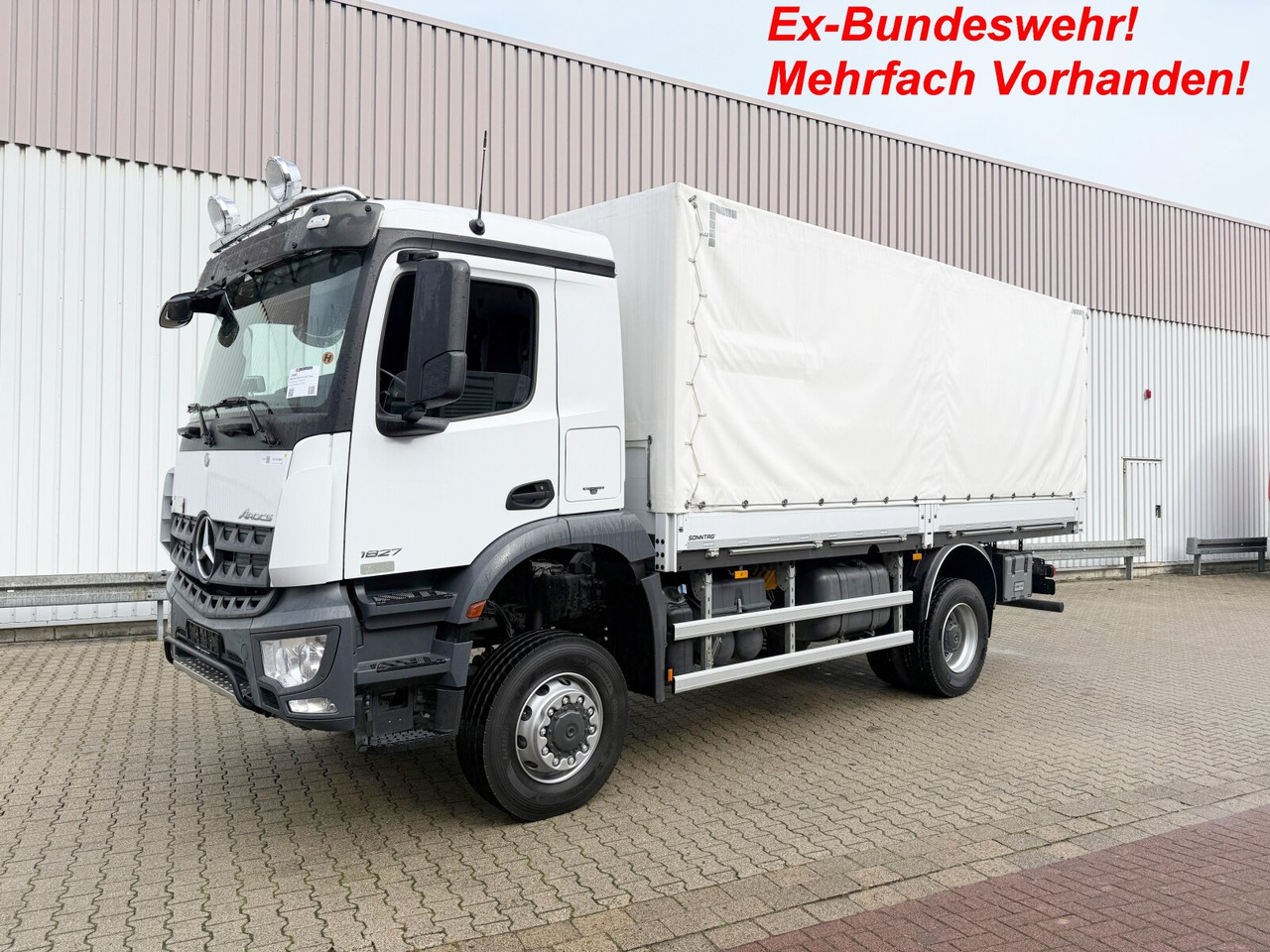 Mercedes-Benz Arocs 1827 A 4x4 Arocs 1827 A 4x4, Ex-! - Bortu kravas automašīna/ Platforma: foto 1 Mercedes-Benz Arocs 1827 A 4x4 Arocs 1827 A 4x4, Ex-! - Bortu kravas automašīna/ Platforma: foto 1