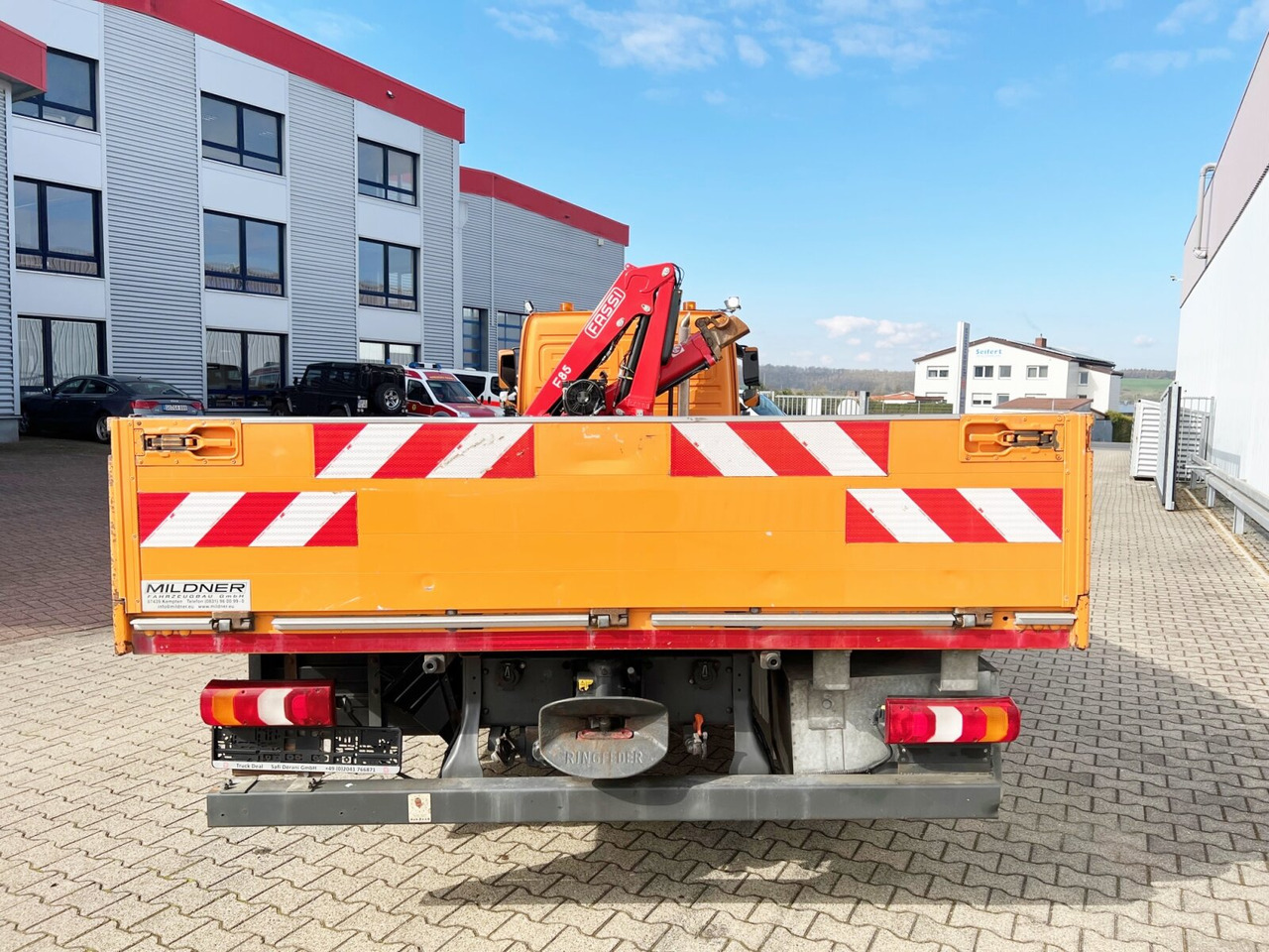Kravas auto ar manipulatoru, Bortu kravas automašīna/ Platforma Mercedes-Benz Atego 1023 L 4x2 Atego 1023 L 4x2 mit Kran Fassi F85B.0.21: foto 12