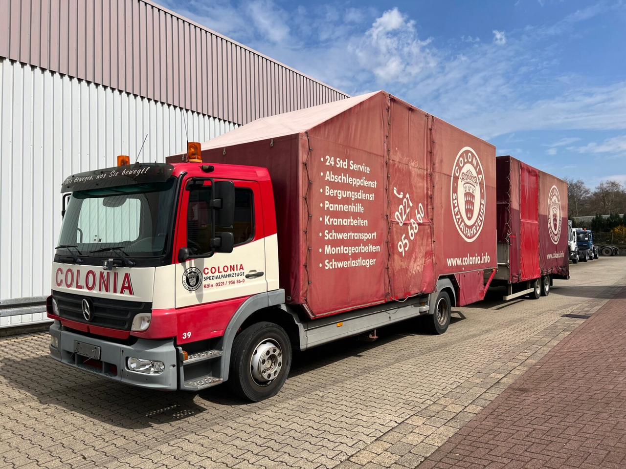 Autovedējs Mercedes-Benz Atego 1223 L 4x2 Atego 1223 L 4x2, Kompl. Zug, Lift- & Schiebeplateau, Funk: foto 8