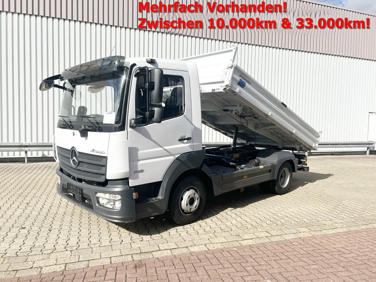 Mercedes-Benz Atego 818/23 K 4x2 Atego 818/23 K 4x2, 2x AHK, Meiller-Kipper, mehrfach Vorhanden! - Kravas automašīna pašizgāzējs: foto 1 Mercedes-Benz Atego 818/23 K 4x2 Atego 818/23 K 4x2, 2x AHK, Meiller-Kipper, mehrfach Vorhanden! - Kravas automašīna pašizgāzējs: foto 1